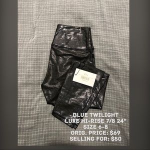 Blue twilight luxe high-rise 7/8
